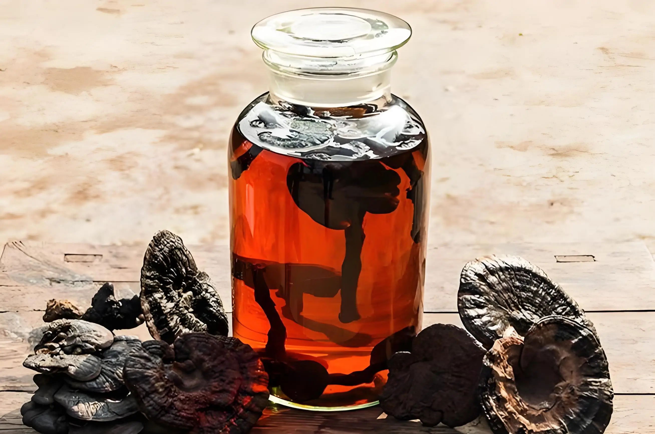 Rượu Nấm Linh chi